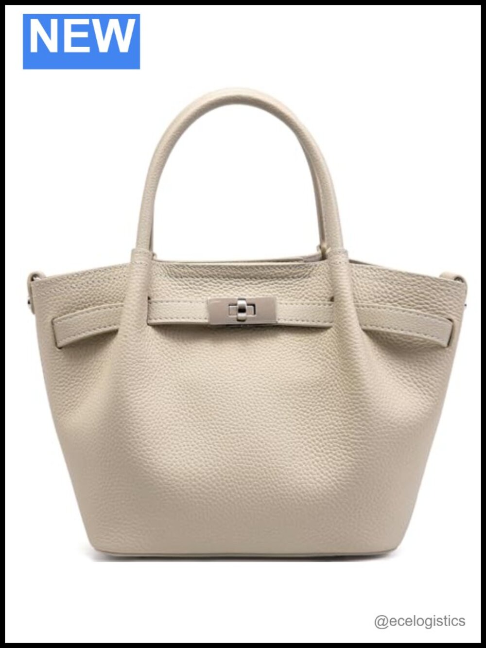 Genuine Leather Bucket Handbag Women's Designer Satchel Tote Crossbody Purse